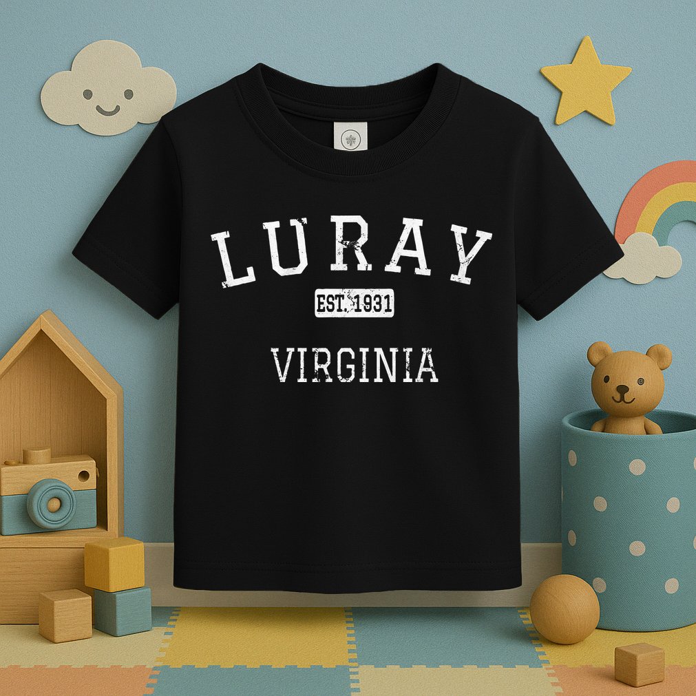 Luray Virginia VA Vintage Toddler T-Shirt