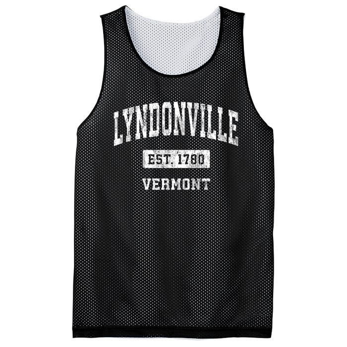 Lyndonville Vermont Vt Vintage Sports Established Mesh Reversible Basketball Jersey Tank