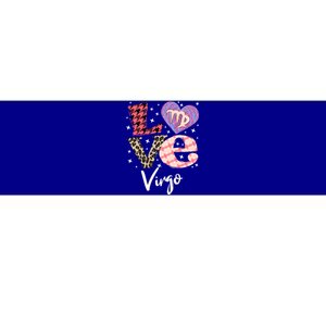 Love Virgo Zodiac Sign And Love Heart Cool Gift Bumper Sticker