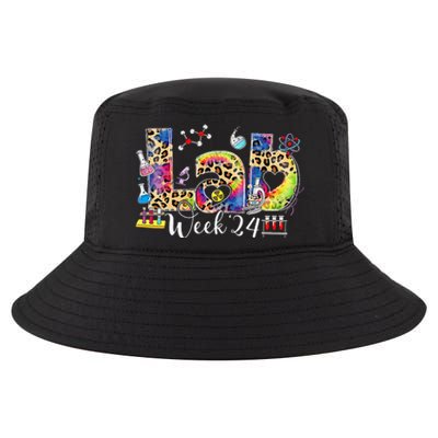 Lab Week 2024 Laboratory Tech Leopard Medical Technician Cool Comfort Performance Bucket Hat