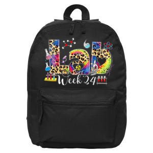 Lab Week 2024 Laboratory Tech Leopard Medical Technician 16 in Basic Backpack