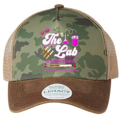 Lab Week 2024 The Lab Is Everything Medical Assistant Women Legacy Tie Dye Trucker Hat