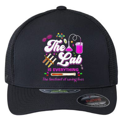 Lab Week 2024 The Lab Is Everything Medical Assistant Women Flexfit Unipanel Trucker Cap