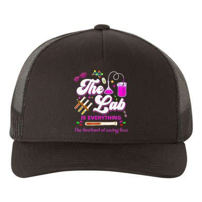 Lab Week 2024 The Lab Is Everything Medical Assistant Women Yupoong Adult 5-Panel Trucker Hat