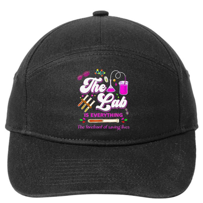 Lab Week 2024 The Lab Is Everything Medical Assistant Women 7-Panel Snapback Hat