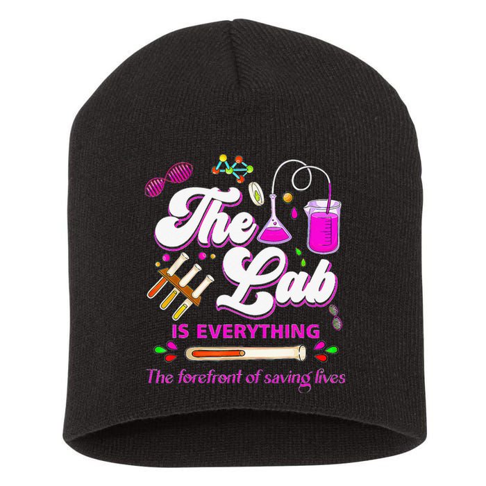 Lab Week 2024 The Lab Is Everything Medical Assistant Women Short Acrylic Beanie