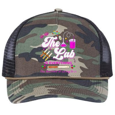 Lab Week 2024 The Lab Is Everything Medical Assistant Women Retro Rope Trucker Hat Cap