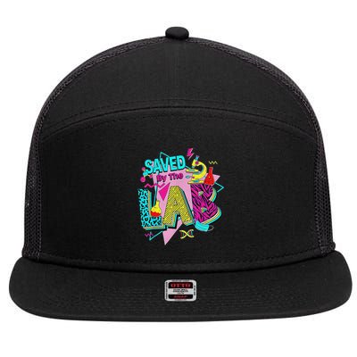 Lab Week 2025 Saved By The Lab Retro Medical Laboratory Tech 7 Panel Mesh Trucker Snapback Hat