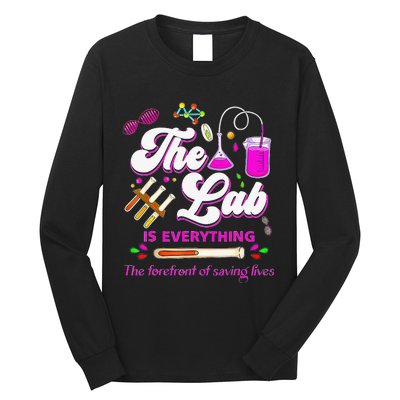 Lab Week 2024 The Lab Is Everything Medical Assistant Women Long Sleeve Shirt