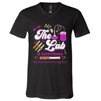 Lab Week 2024 The Lab Is Everything Medical Assistant Women V-Neck T-Shirt