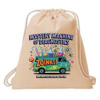  Lab Week 2025 Retro Mystery Machine Of Diagnostics  Drawstring Bag