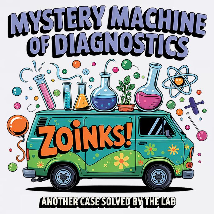  Lab Week 2025 Retro Mystery Machine Of Diagnostics  Poster