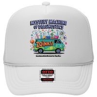  Lab Week 2025 Retro Mystery Machine Of Diagnostics  Trucker Hat
