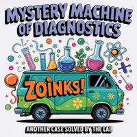  Lab Week 2025 Retro Mystery Machine Of Diagnostics  Trucker Hat