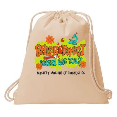 Lab Week 2025 Phlebotomist Where Are You Lab Scientist  Drawstring Bag