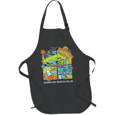 Lab Week 2025 Retro Mystery Machine of Diagnostics MLT MLS Full-Length Apron With Pockets