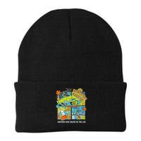 Lab Week 2025 Retro Mystery Machine of Diagnostics MLT MLS Knit Cap Winter Beanie