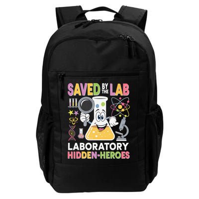 Lab Week 2025 Saved By The Lab Retro Medical Laboratory Tech Daily Commute Backpack