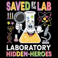 Lab Week 2025 Saved By The Lab Retro Medical Laboratory Tech Button