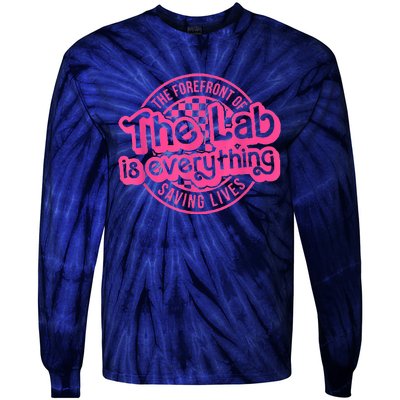 Lab Week 2024 The Lab Is Everything Lab Scientist Tie-Dye Long Sleeve Shirt