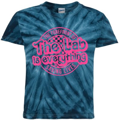 Lab Week 2024 The Lab Is Everything Lab Scientist Kids Tie-Dye T-Shirt