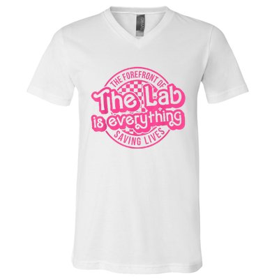 Lab Week 2024 The Lab Is Everything Lab Scientist V-Neck T-Shirt