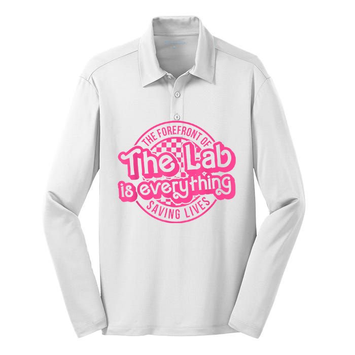 Lab Week 2024 The Lab Is Everything Lab Scientist Silk Touch Performance Long Sleeve Polo