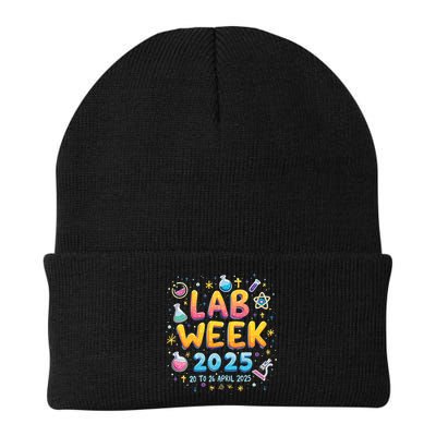 Lab Week 2025 April Science Lab Tools Enthusiast Funny Lab  Knit Cap Winter Beanie