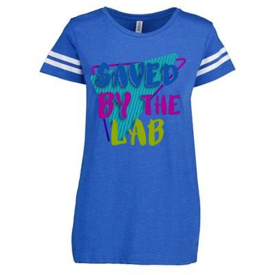 Lab Week 2024 Saved By The Lab Enza Ladies Jersey Football T-Shirt