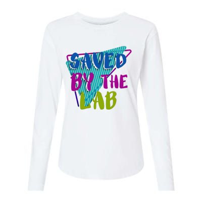 Lab Week 2024 Saved By The Lab Womens Cotton Relaxed Long Sleeve T-Shirt