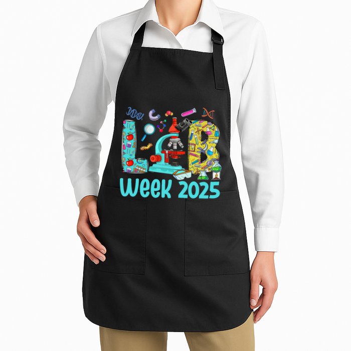 Lab Week 2025 Lab Tech Mystery Machine Of Diagnostics Full-Length Apron With Pockets