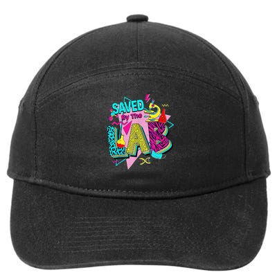 Lab Week 2025 Saved By The Lab Retro Medical Laboratory 7-Panel Snapback Hat