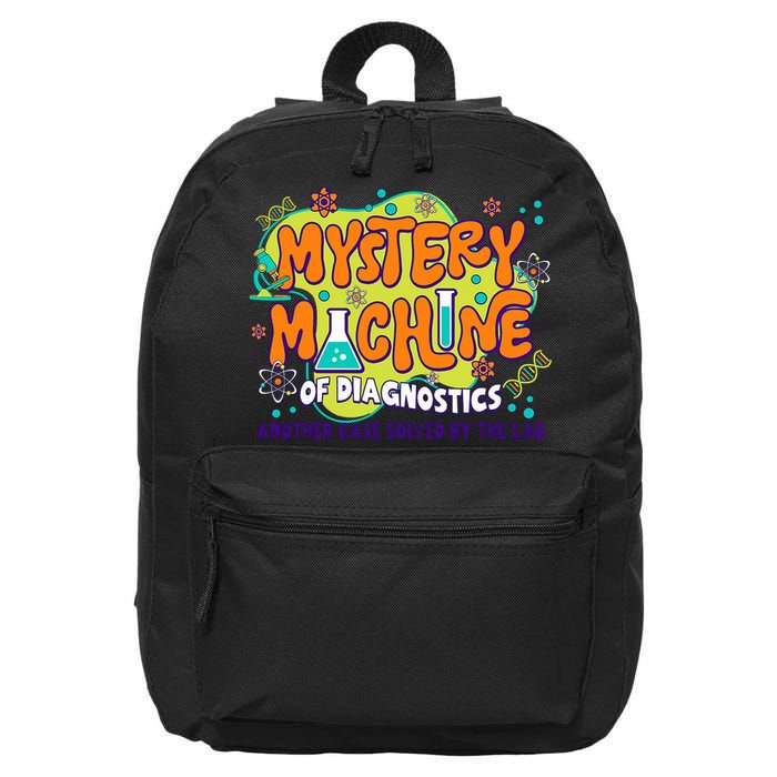 Lab Week 2025 Retro Mystery Machine Of Diagnostics  16 in Basic Backpack