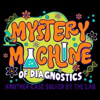Lab Week 2025 Retro Mystery Machine Of Diagnostics  16 in Basic Backpack