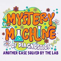 Lab Week 2025 Retro Mystery Machine Of Diagnostics  Button