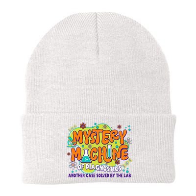 Lab Week 2025 Retro Mystery Machine Of Diagnostics  Knit Cap Winter Beanie