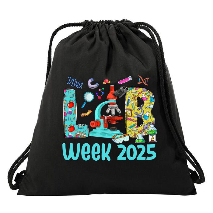 Lab Week 2025 Lab Tech Mystery Machine Of Diagnostics  Drawstring Bag