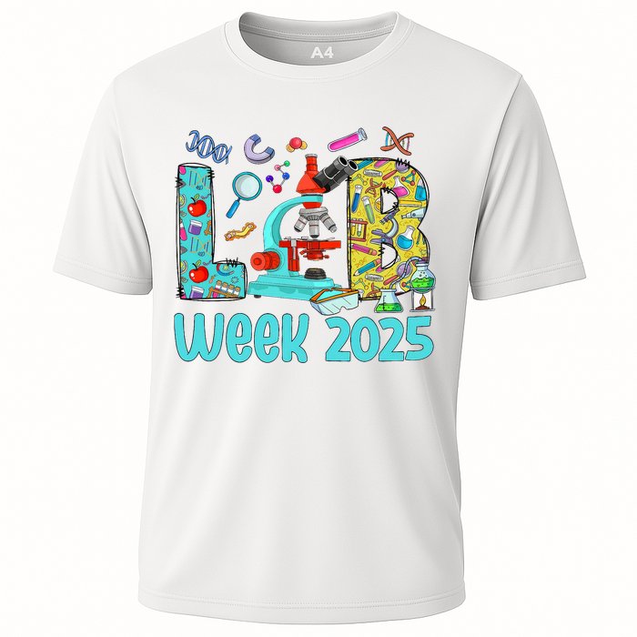 Lab Week 2025 Lab Tech Mystery Machine Of Diagnostics  Cooling Performance Crew T-Shirt
