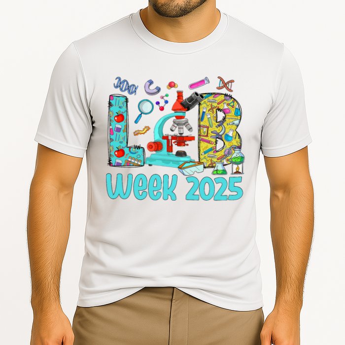 Lab Week 2025 Lab Tech Mystery Machine Of Diagnostics  Cooling Performance Crew T-Shirt