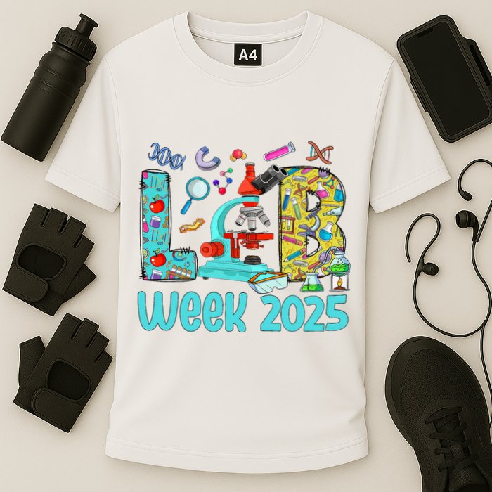 Lab Week 2025 Lab Tech Mystery Machine Of Diagnostics  Cooling Performance Crew T-Shirt