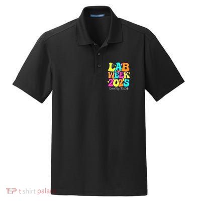 Lab Week 2025 Saved By The Lab Women Medical Laboratory  Dry Zone Grid Polo