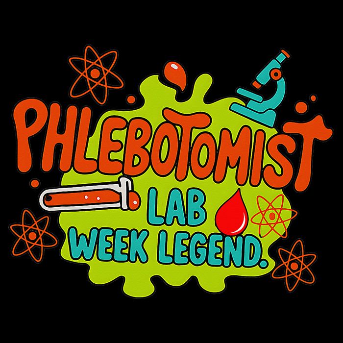 Lab Week 2025 Mystery Machine Of Diagnostics Phlebotomist 7-Panel Snapback Hat