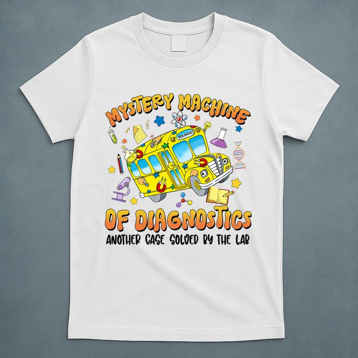  Lab Week 2025 Retro Mystery Machine Of Diagnostics  T-Shirt