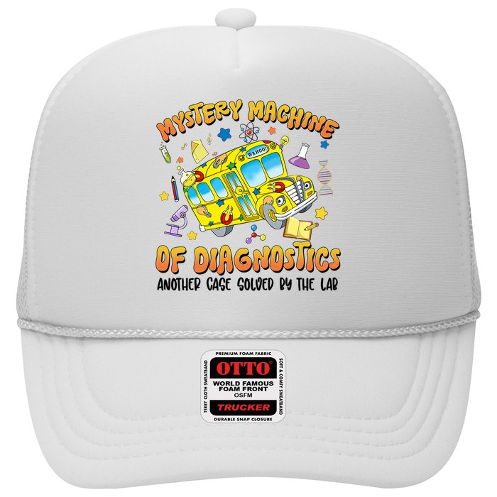  Lab Week 2025 Retro Mystery Machine Of Diagnostics  Trucker Hat