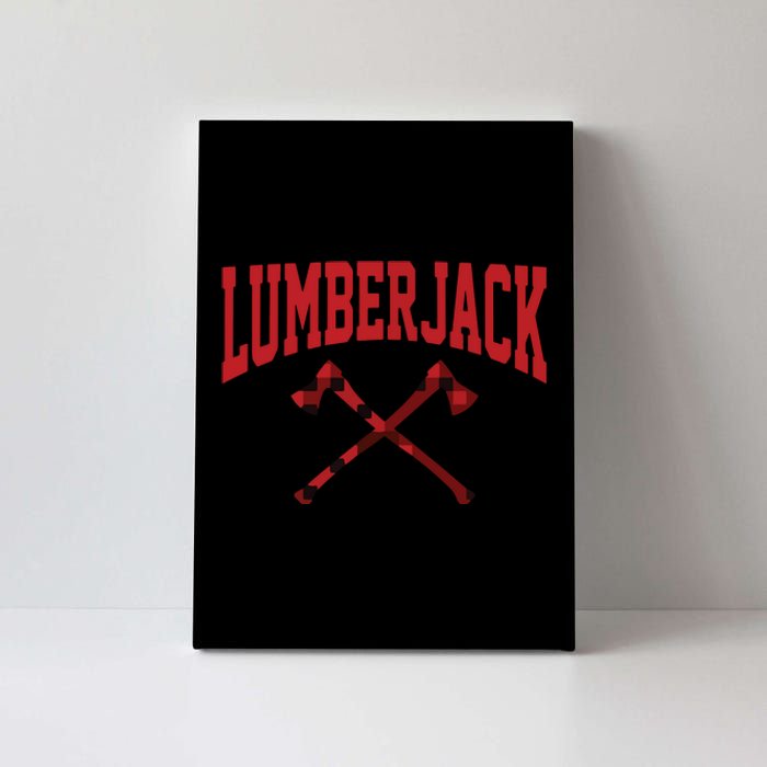 Lumberjack Woodworker Arborist Axe Flannel Canvas