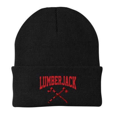Lumberjack Woodworker Arborist Axe Flannel Beanie