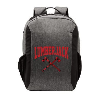 Lumberjack Woodworker Arborist Axe Flannel Vector Backpack