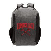 Lumberjack Woodworker Arborist Axe Flannel Vector Backpack