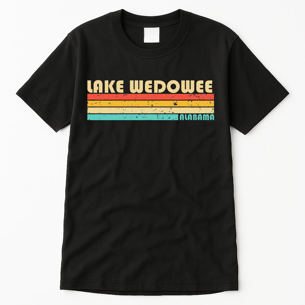 LAKE WEDOWEE ALABAMA Funny Fishing Camping Summer Tall T-Shirt