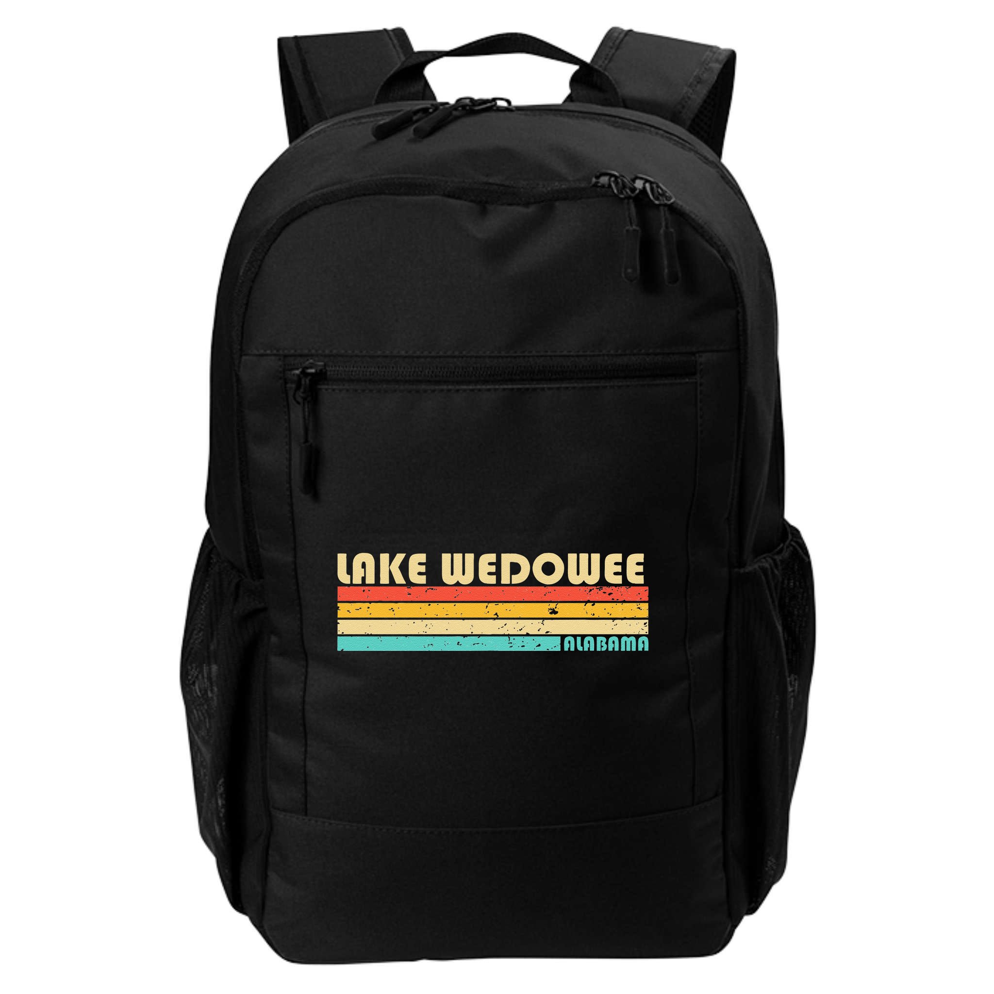 LAKE WEDOWEE ALABAMA Funny Fishing Camping Summer Backpack